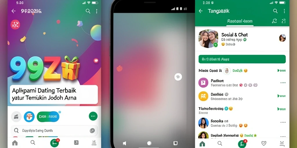Tampilan antarmuka pengguna 99ZK yang modern dan menarik.