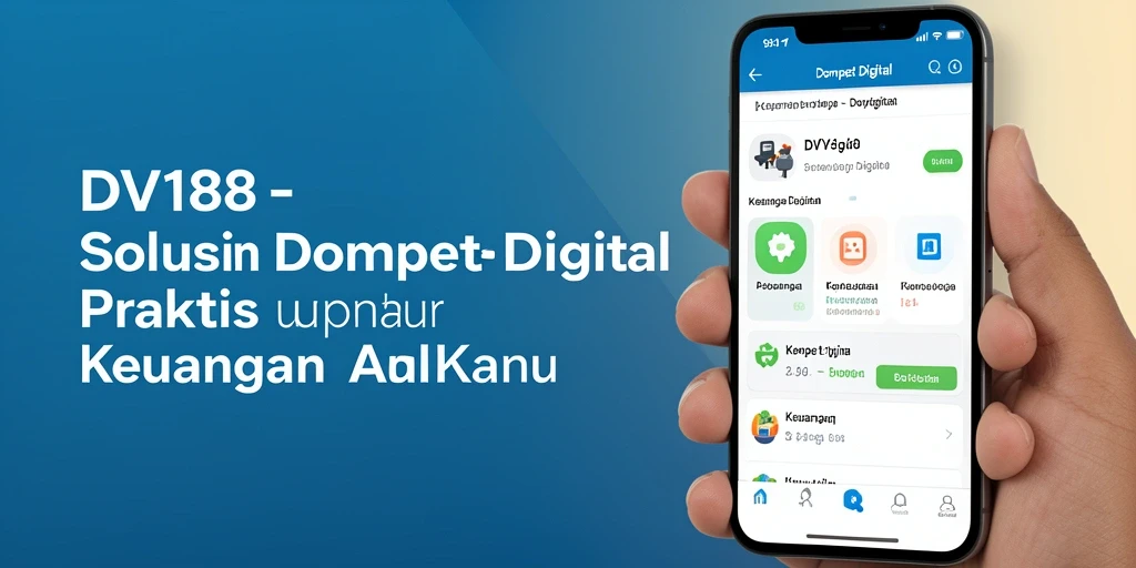 Antarmuka DV188 yang sederhana dan fungsional untuk Dompet Digital.
