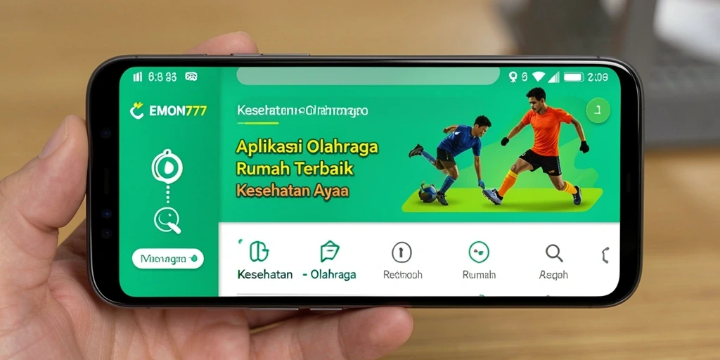 Tampilan antarmuka EMON777 yang menarik dan fungsional untuk Olahraga Rumah.