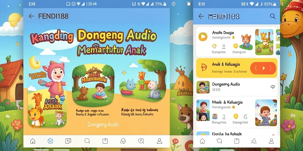 Antarmuka pengguna FENDI188 yang ramah dan menarik untuk anak-anak.
