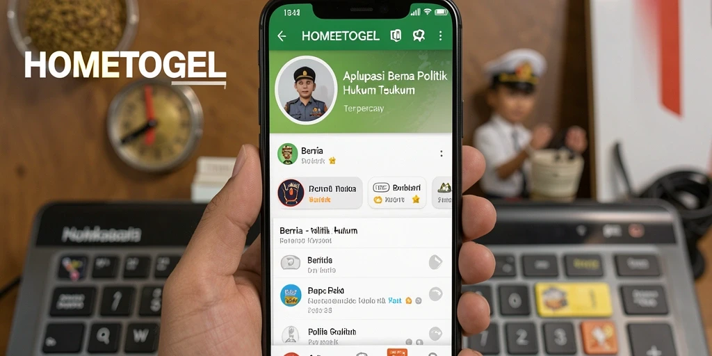 Tampilan antarmuka aplikasi HOMETOGEL yang informatif dan menarik.
