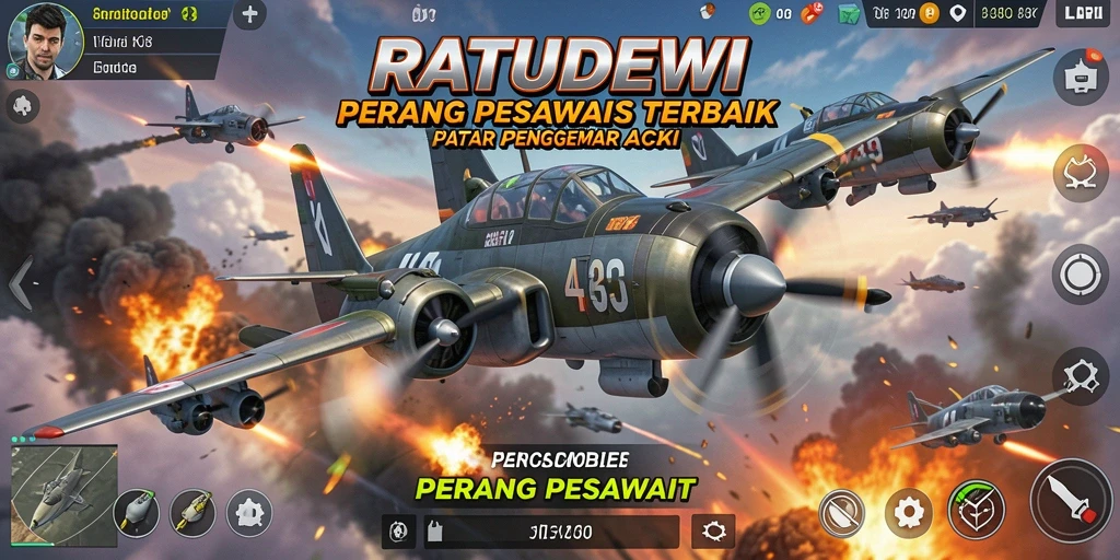 Tampilan antarmuka permainan RATUDEWI yang mengesankan dan intuitif.