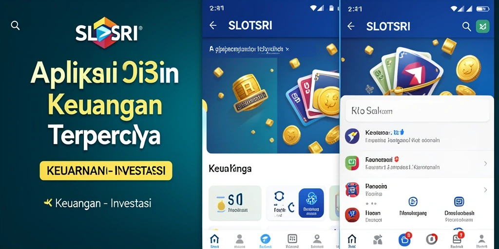 Tampilan antarmuka aplikasi SLOTSRI yang sederhana dan menarik.